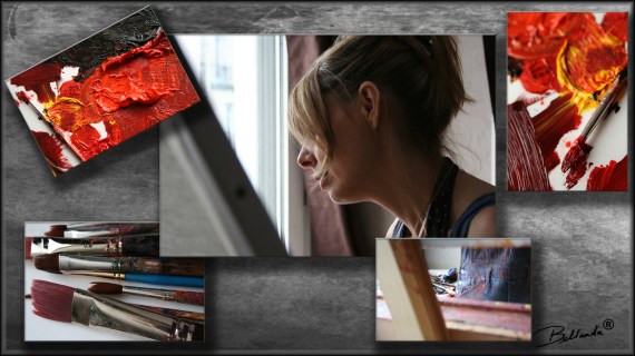Some of the making of photos that were posted online during the creation process.