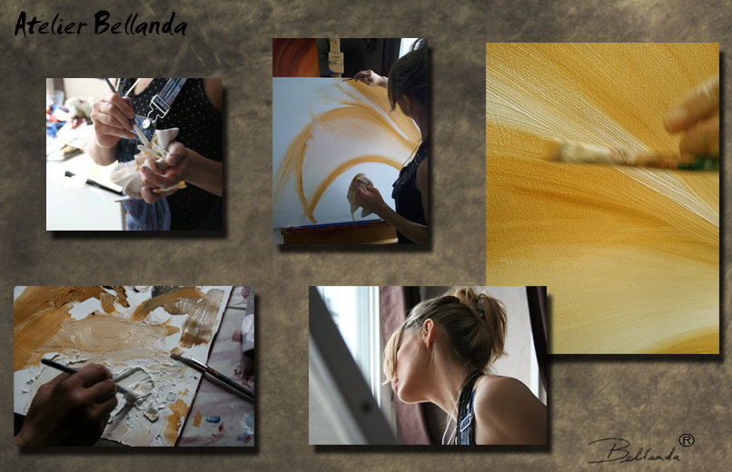 I've discovered something I never knew existed... pure joy with the simple movement of a brush.