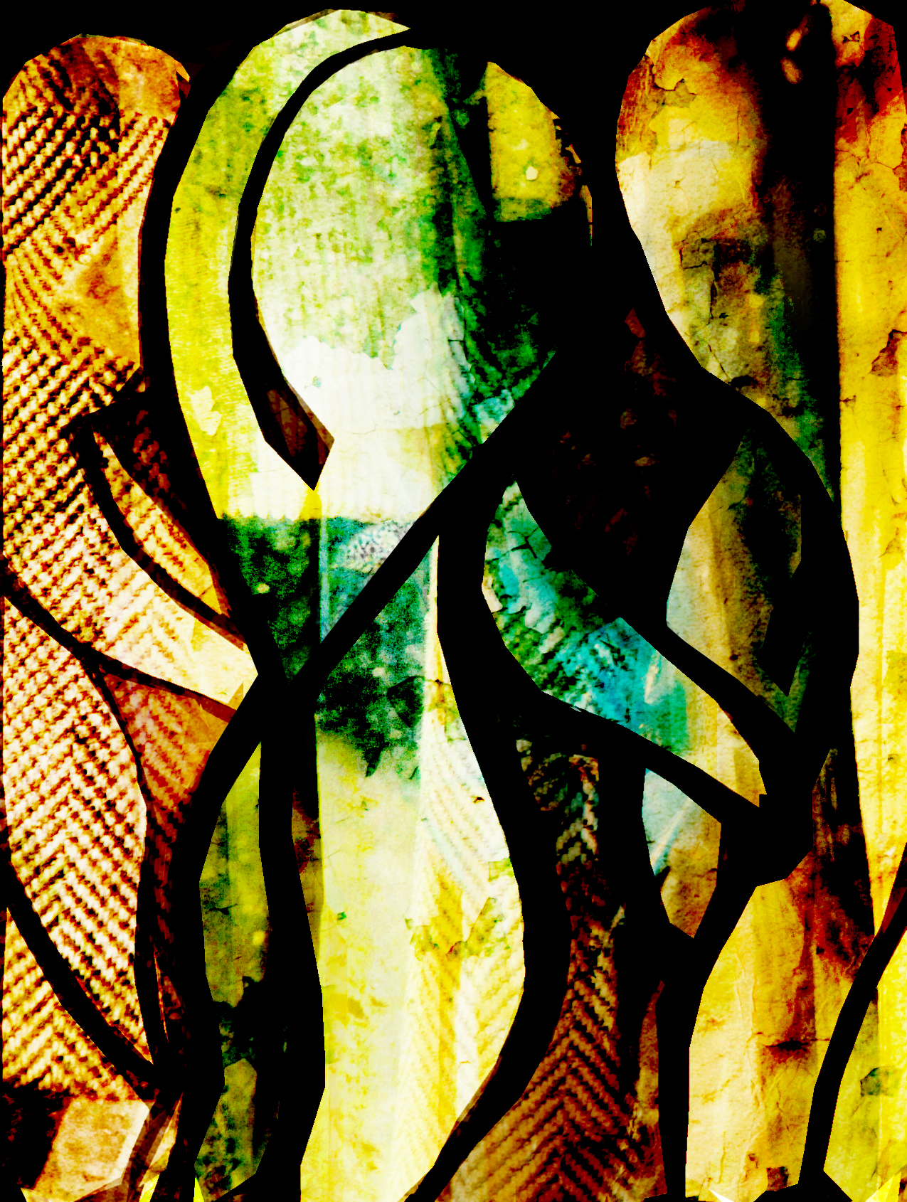 La Rencontre - Mixed Media by Bellanda
