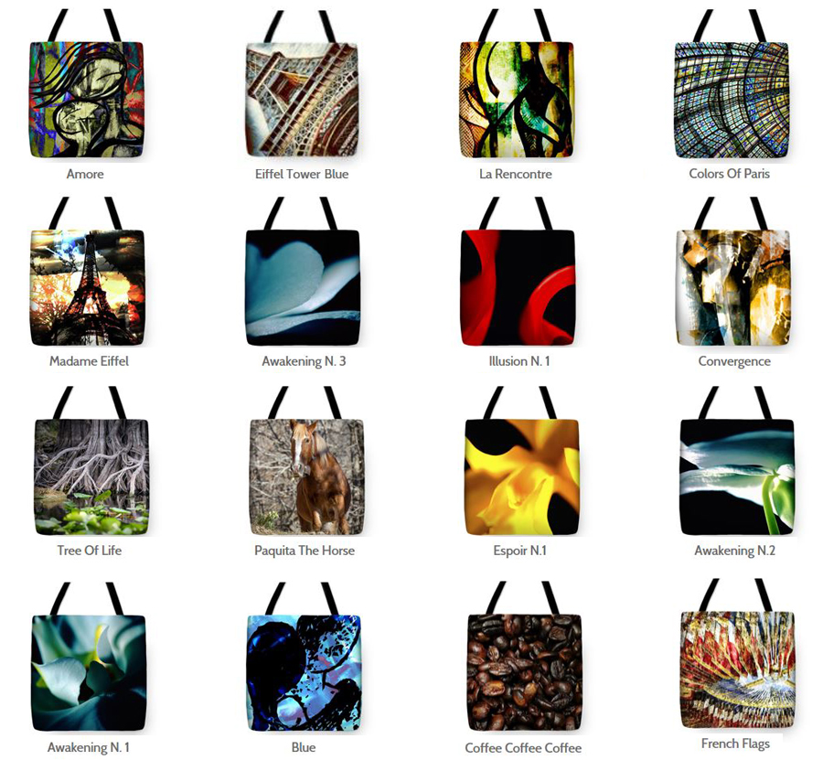 Wearable Art Tote Collection by Bellanda