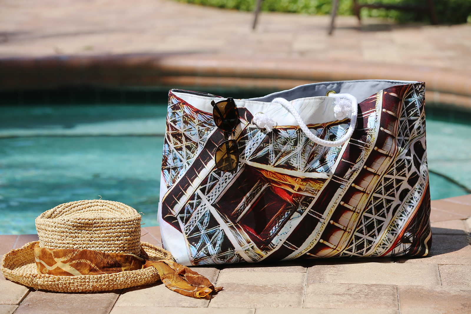 Madame Eiffel - Wearable Art Weekender Tote Bag by Bellanda