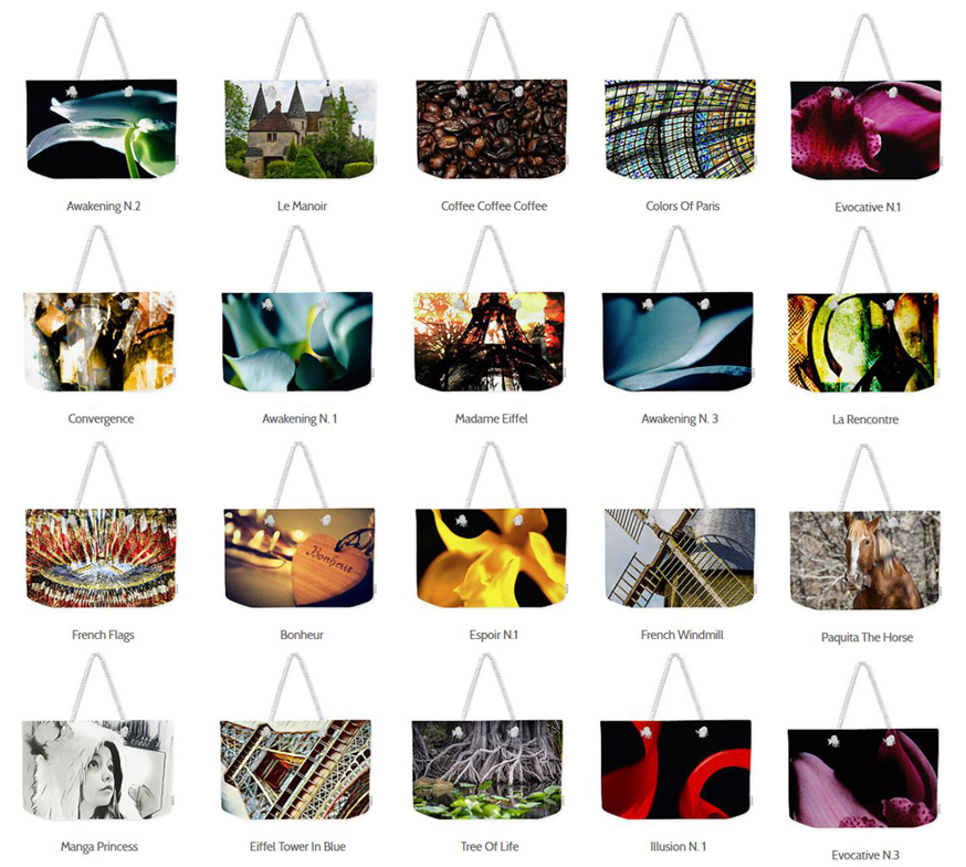 Weekender Tote Wearable art selection by Bellanda